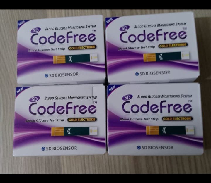CODEFREE BLOOD SUGAR TESTING STRIPS